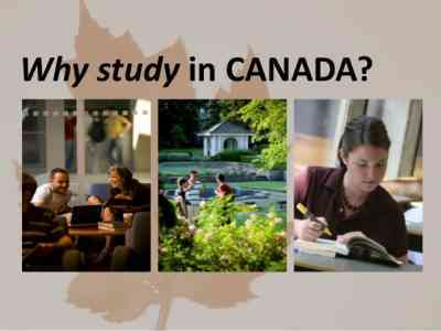 Why study in Canada